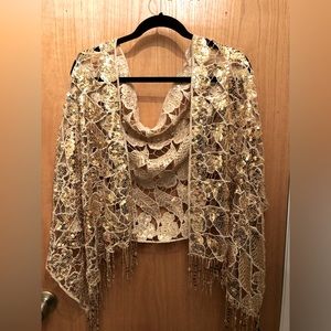 NEW Blake Boutique Sequin Shawl